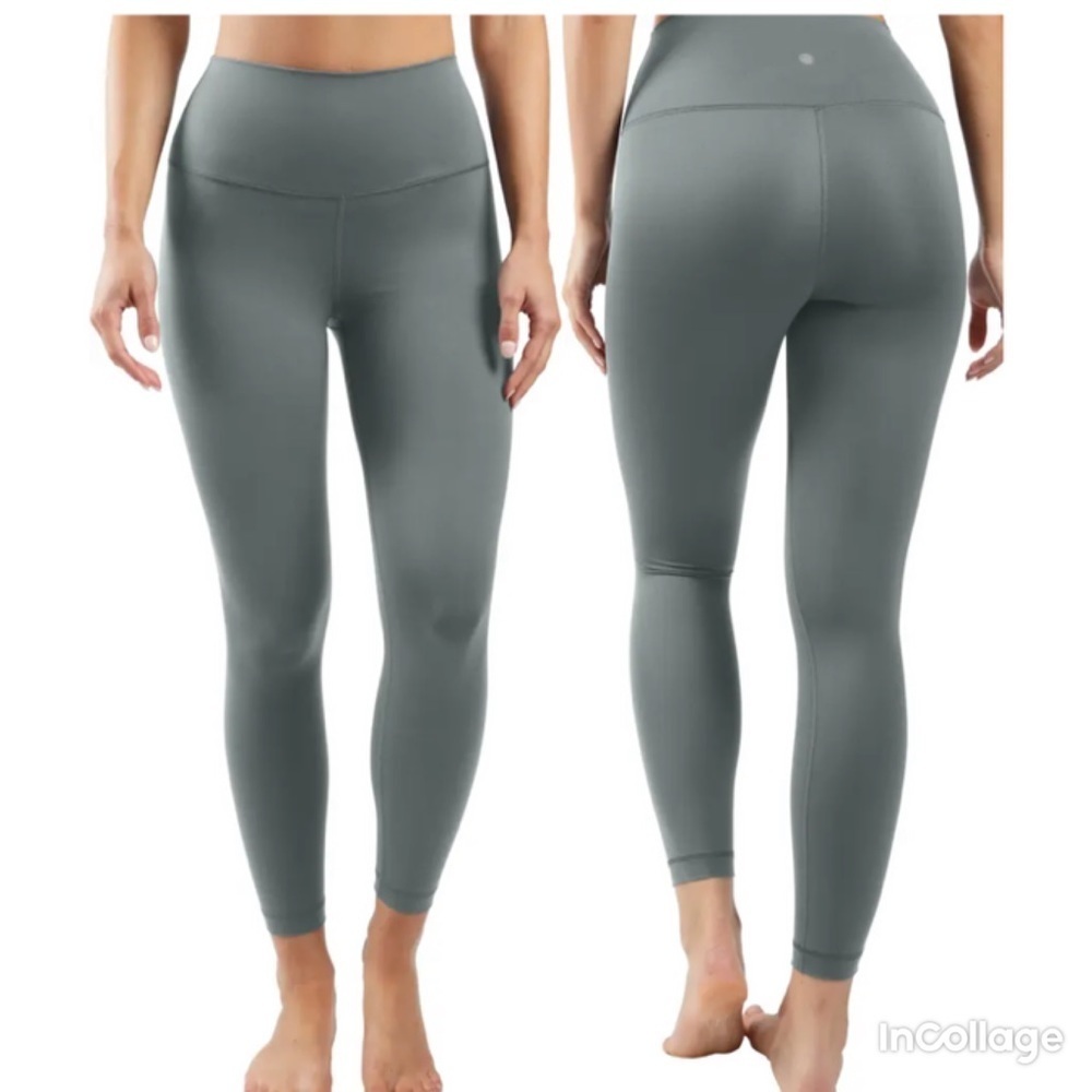 ✅ Yogalicious Green High wait 20” green workout yoga leggings size S